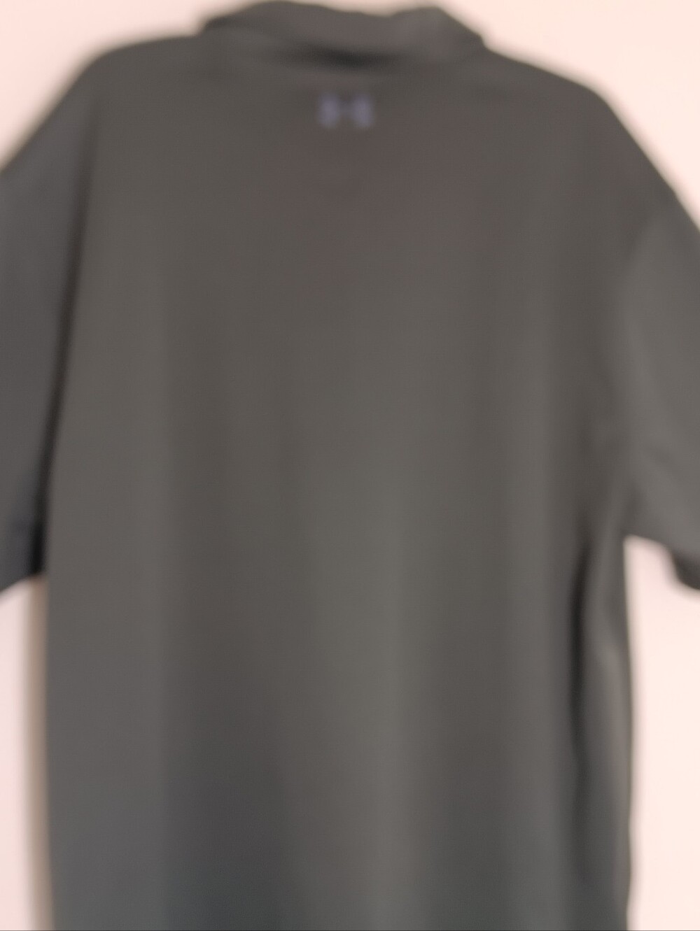 Mens Under Armour Performance Polo Size 2xl Loose Fit Dark Green / Black .